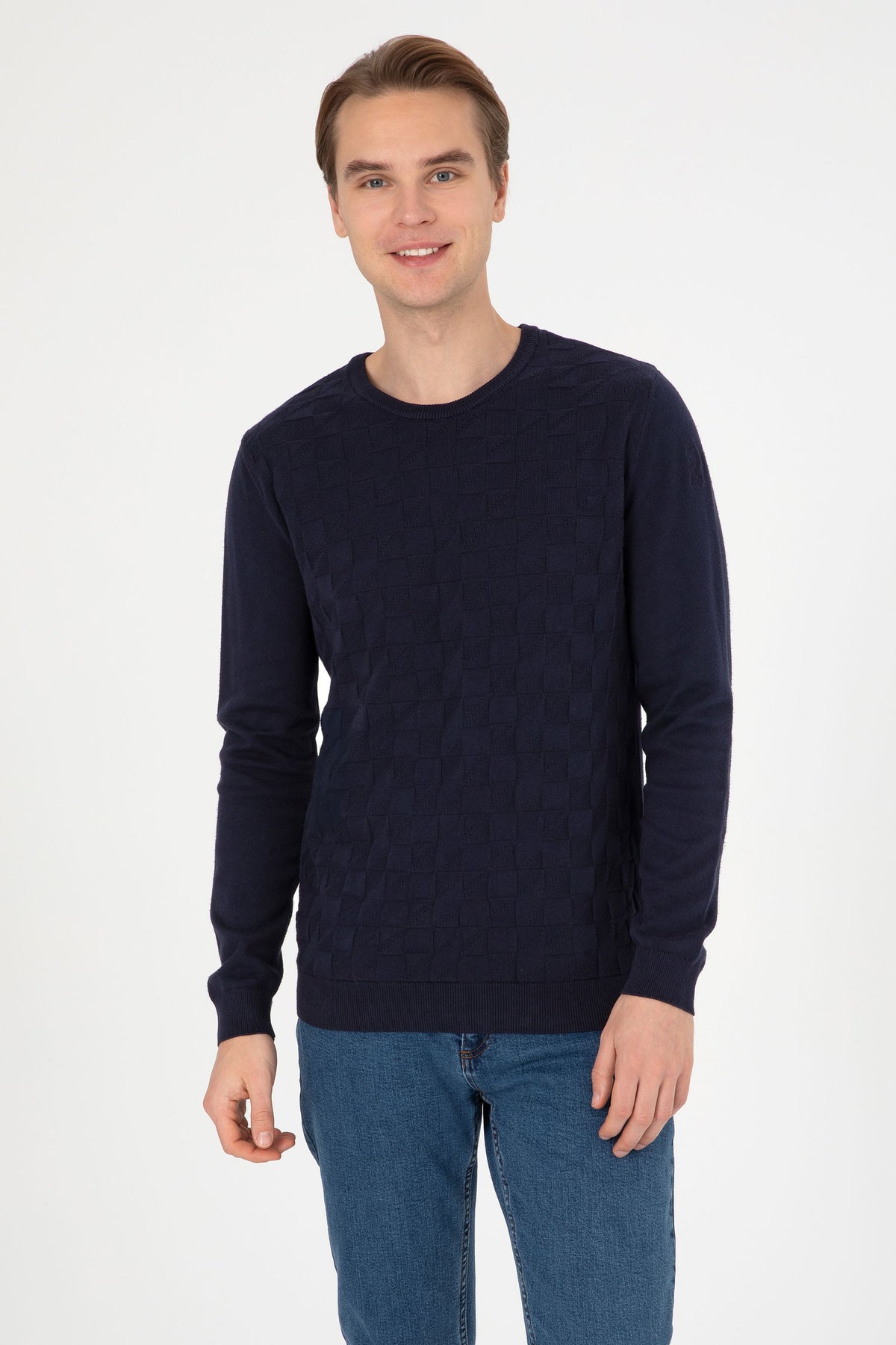 PULL HOMME TCP01 NAVY BLUE