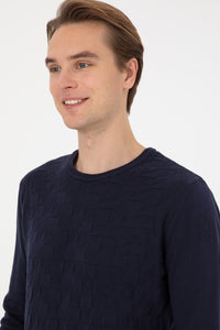 PULL HOMME TCP01 NAVY BLUE