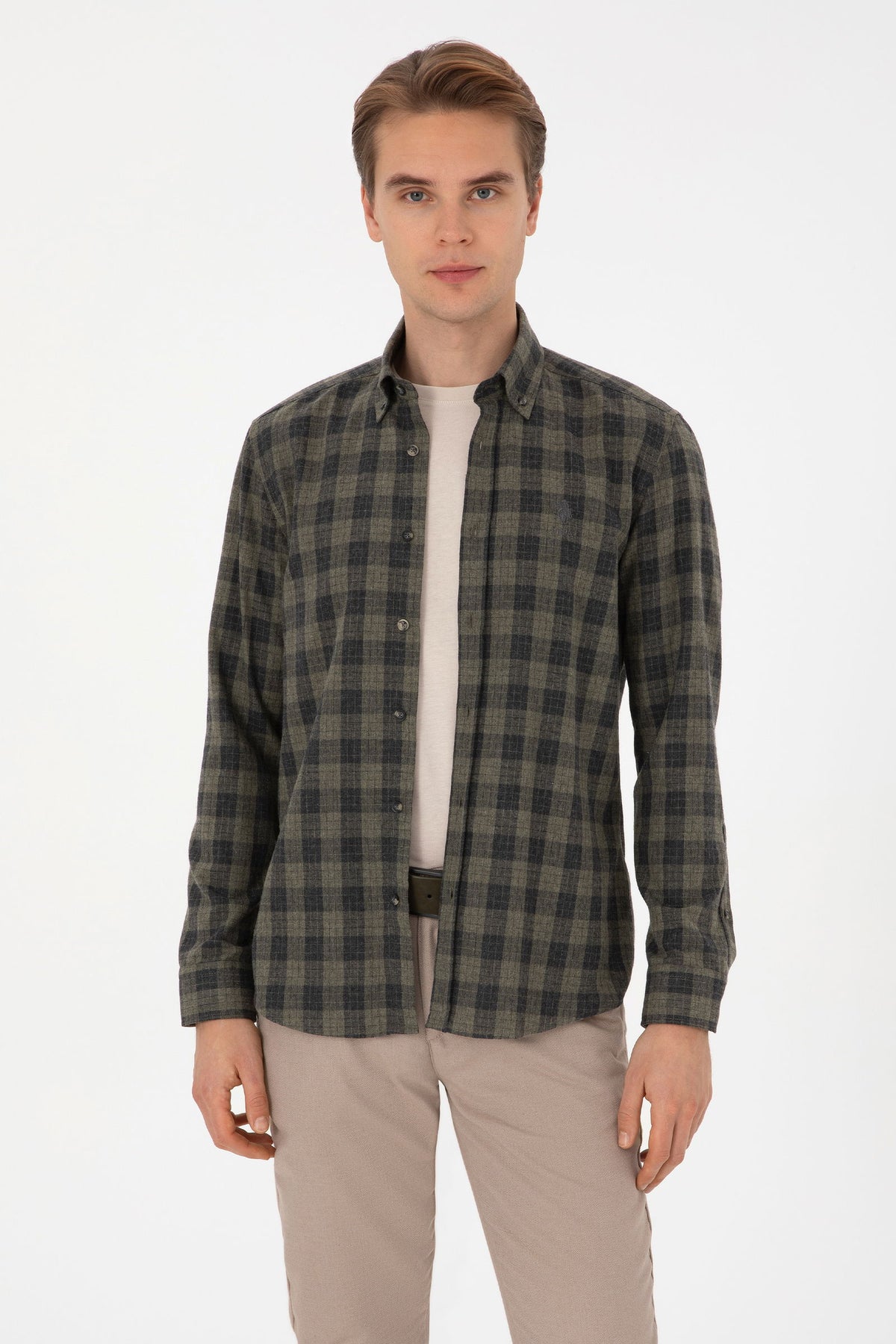 CHEMISE HOMME RC-MESI GREEN LIGHTE