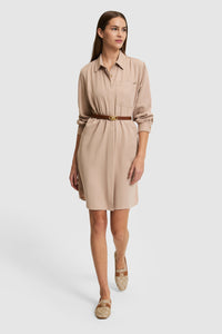 ROBE FEMME  SIHOP BROWN CAMEL