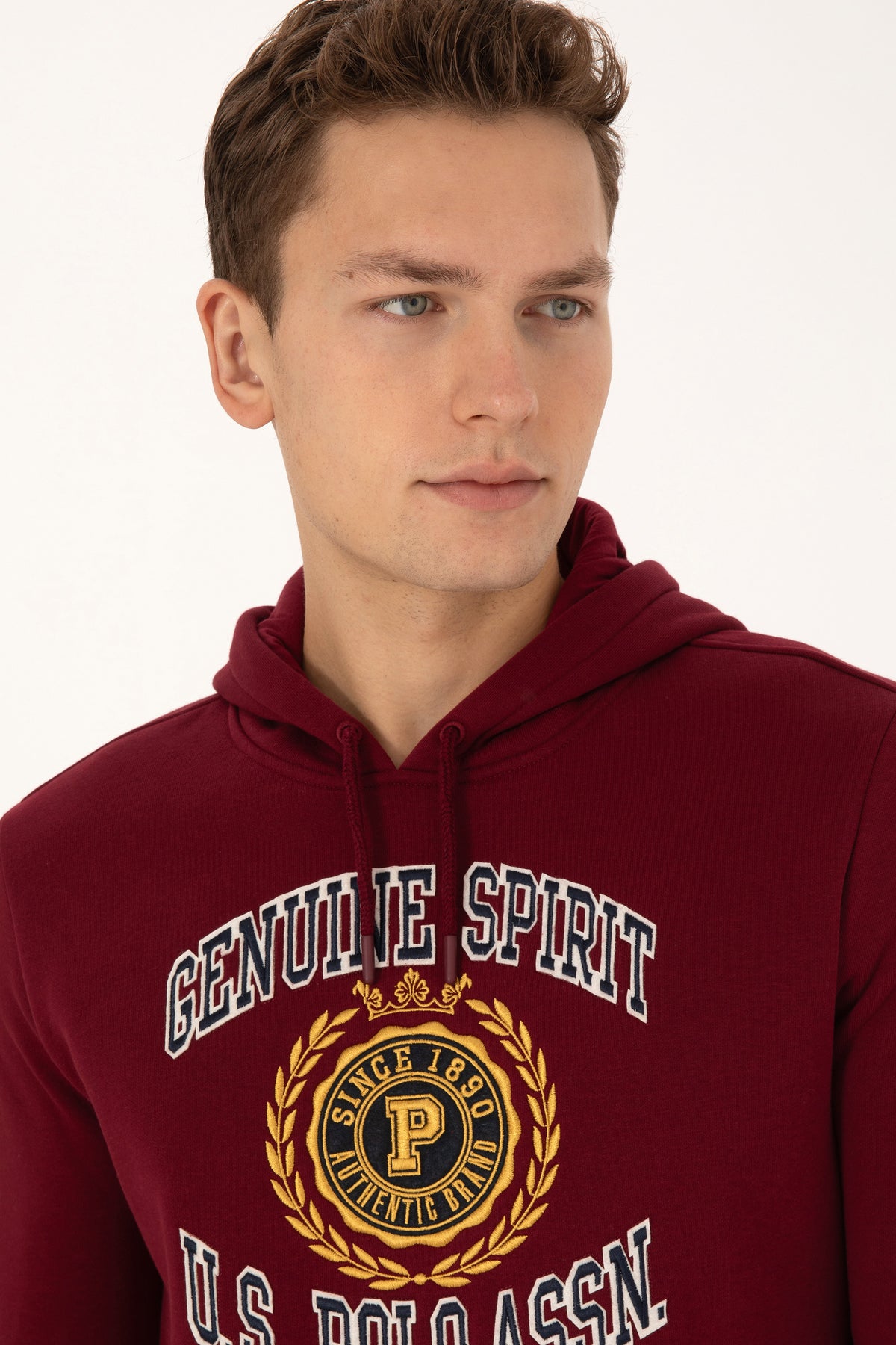 SWEAT-SHIRT  HOMME HARBERT BURGUNDY