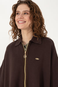 CARDIGAN FEMME ENCOY BROWN DARK