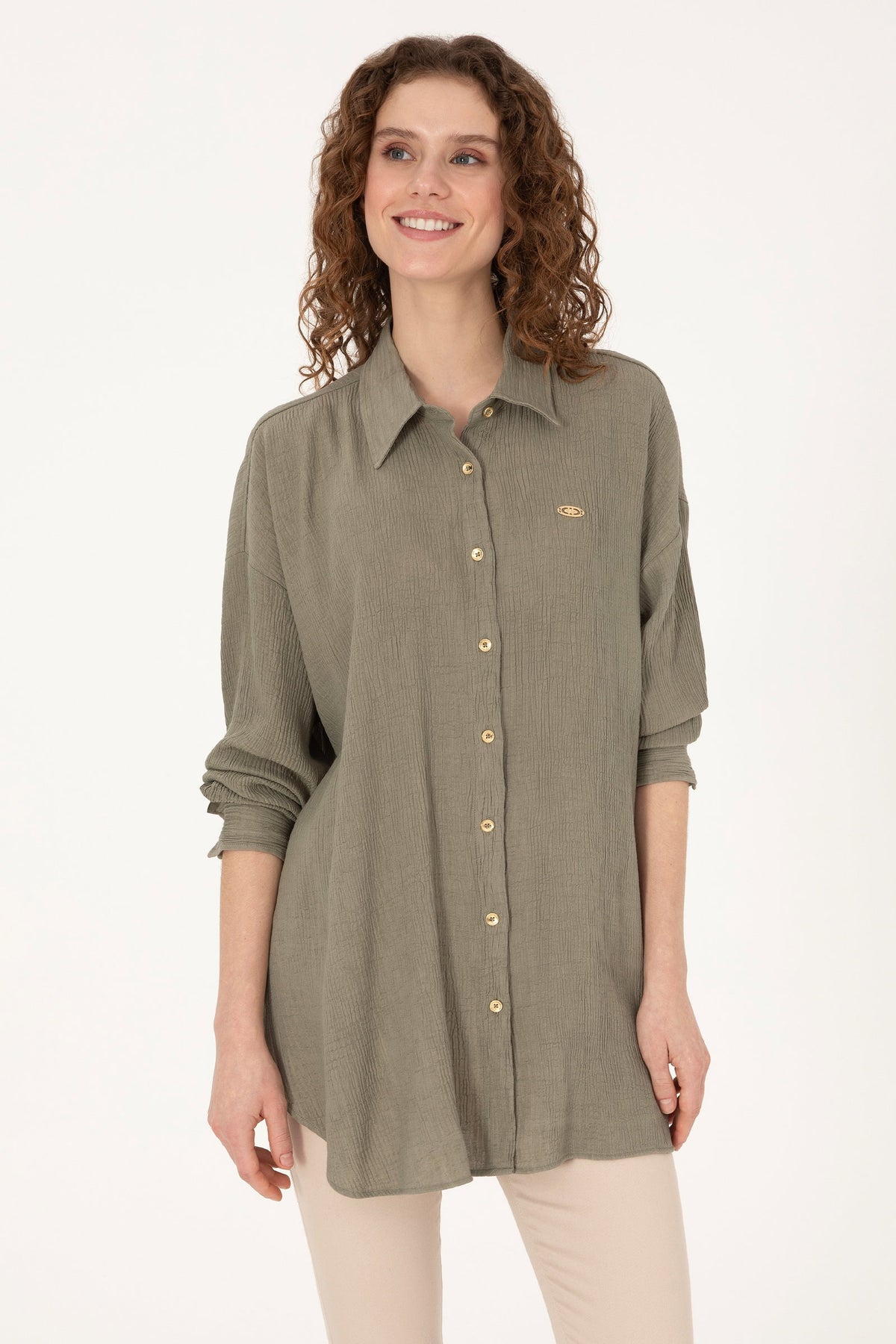 CHEMISE FEMME VESNA-TNK GREEN LIGHTE