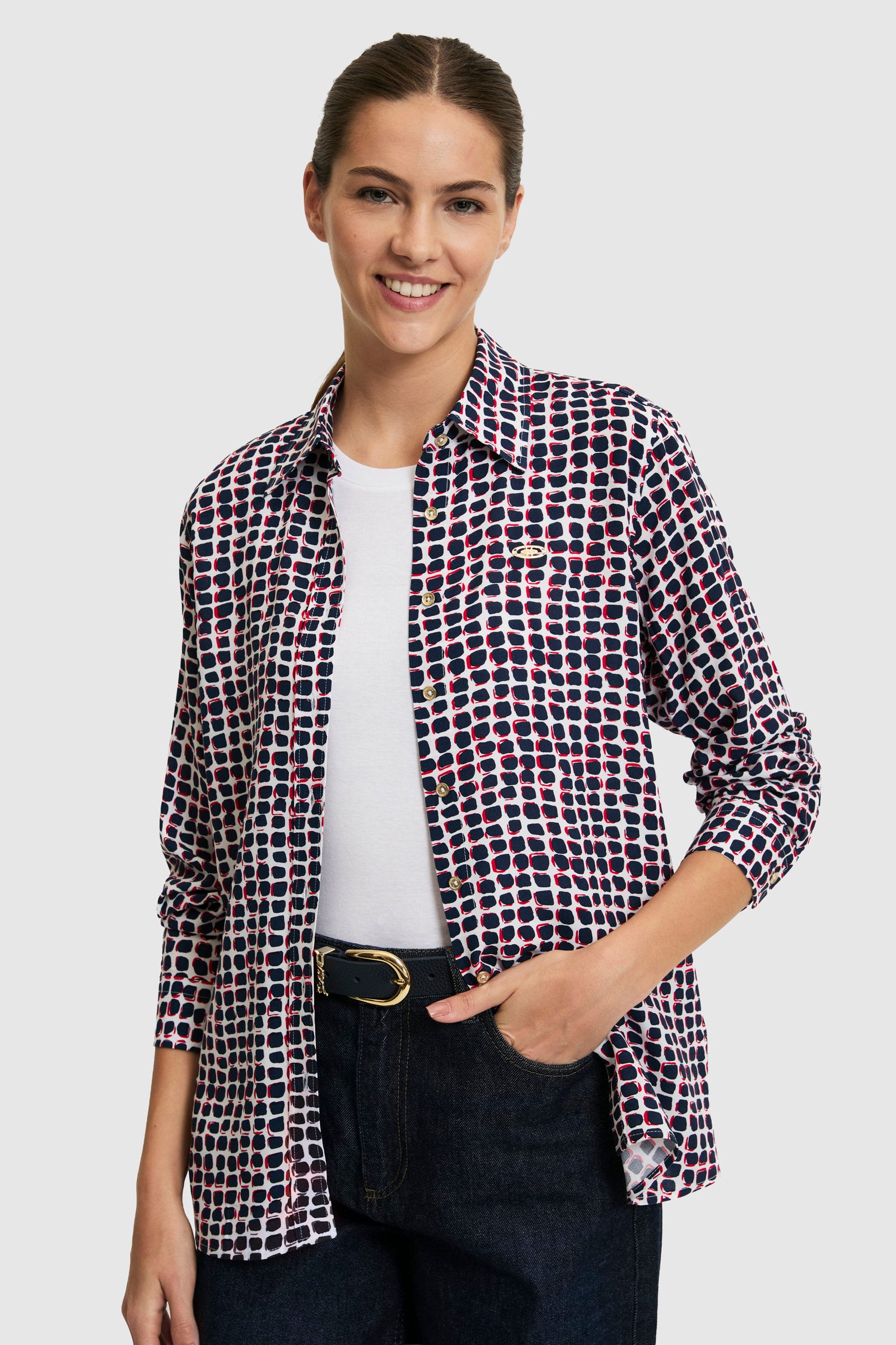 CHEMISE FEMME BELDO NAVY-BLUE