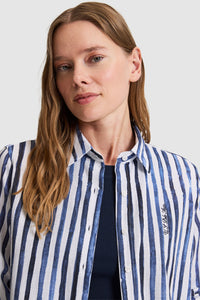 CHEMISE FEMME BUCCI NAVY-BLUE