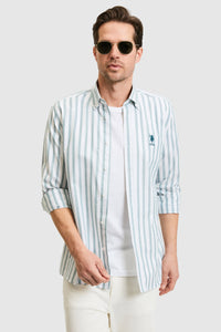 CHEMISE HOMME EMLA PETROLE
