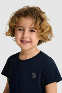 T-SHIRT GARCON GTS01KIDS NAVY-BLUE