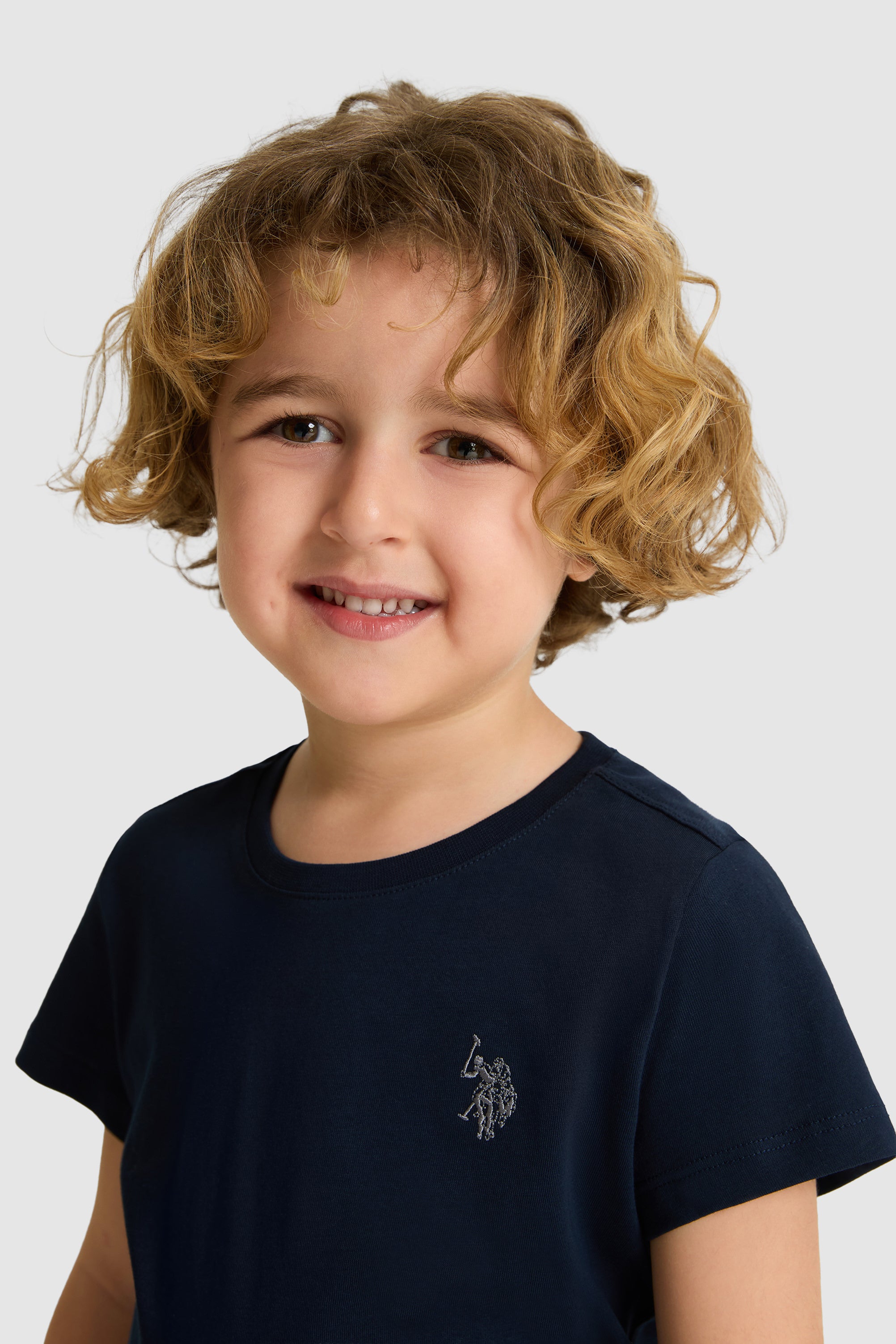 T-SHIRT GARCON GTS01KIDS NAVY-BLUE