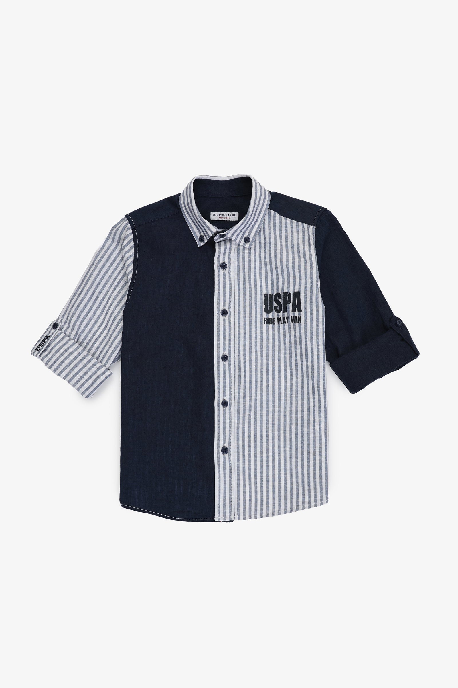 CHEMISE GARCON T-PORTKIDS NAVY-BLUE