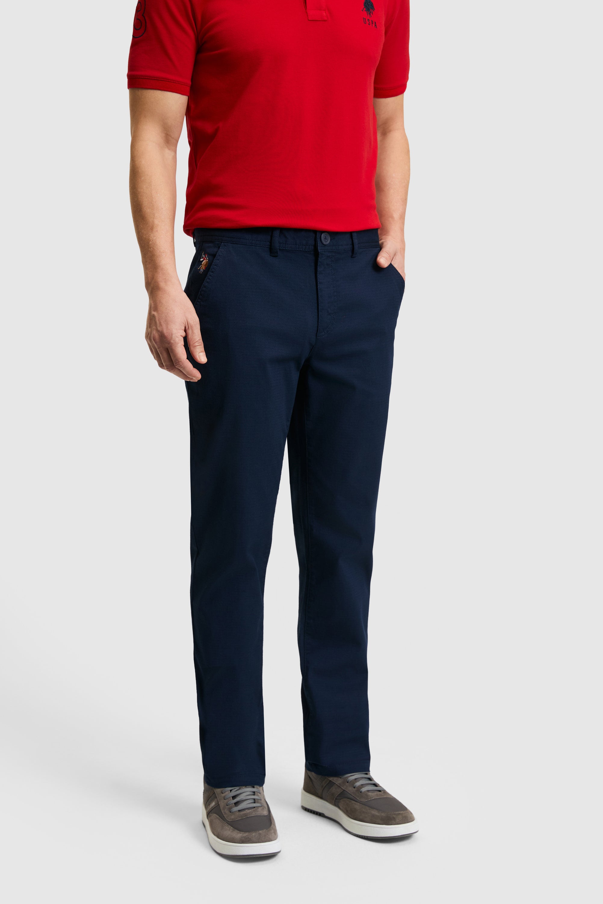 PANTALON CHINOS BASIC HOMME KENLY NAVY-BLUE
