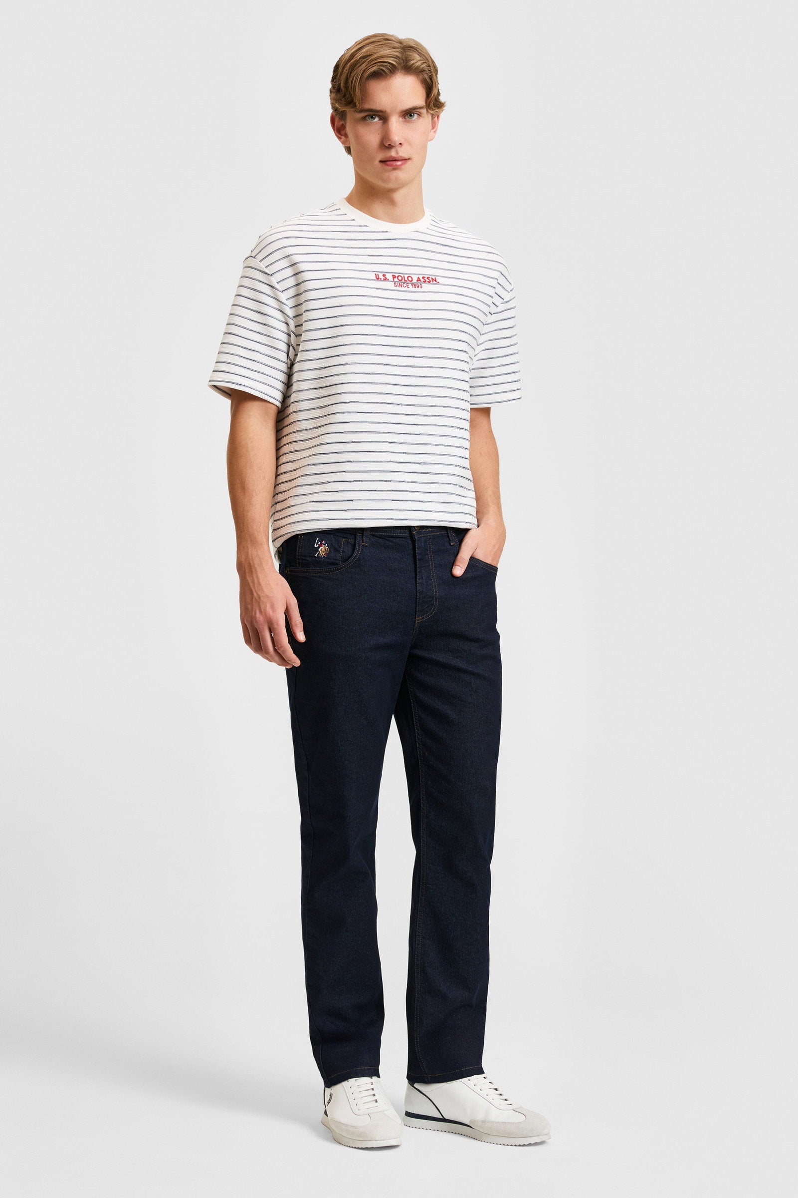 PANTALON HOMME U-FRANK BLUE-DARK