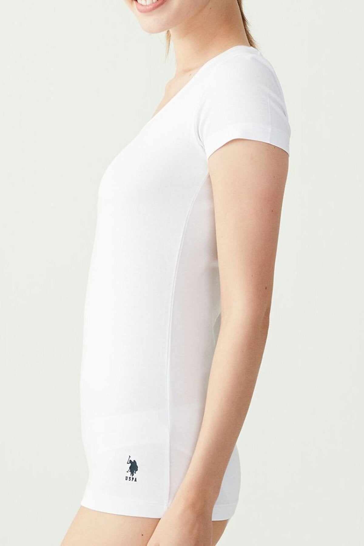 STRETCH MODAL DEEP CUT T-SHIRT