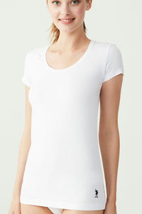 STRETCH MODAL DEEP CUT T-SHIRT