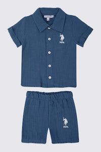 ENSEMBLE BEBE 02 PIECES BLUE