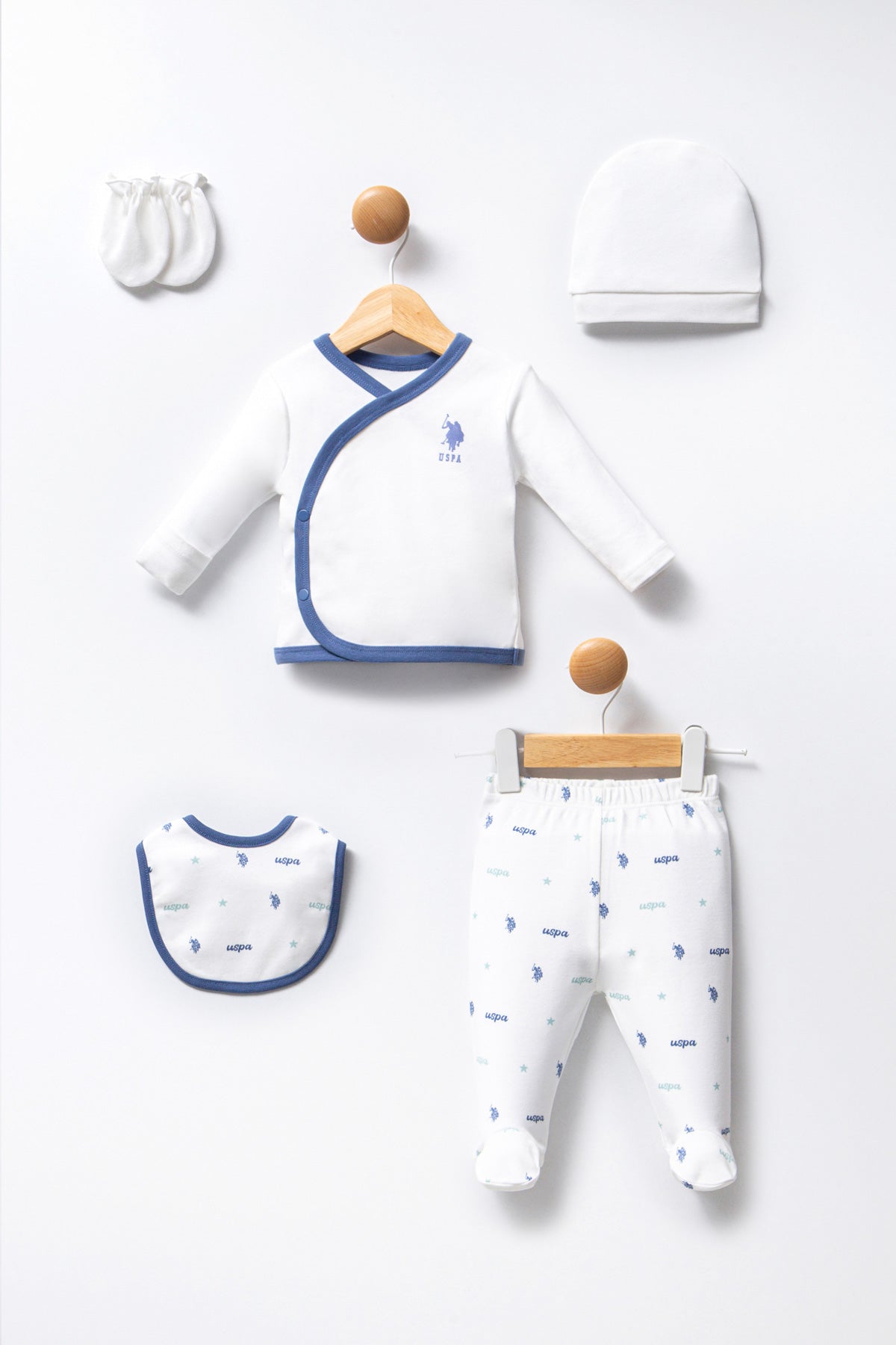 ENSEMBLE BEBE 05 PIECES U.S. POLO ASSN.