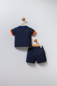ENSEMBLE BEBE 02 PIECES NAVY-BLUE