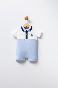 ENSEMBLE BEBE 01 PIECE WHITE-BLUE