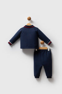 ENSEMBLE BEBE NAVY-BLUE
