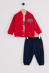 ENSEMBLE BEBE 03 PIECES RED