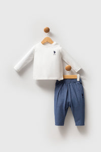 ENSEMBLE BEBE 03 PIECES BLUE