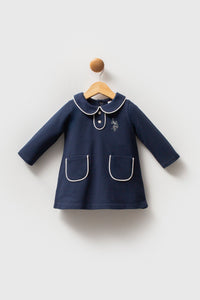 ROBE BEBE NAVY-BLUE