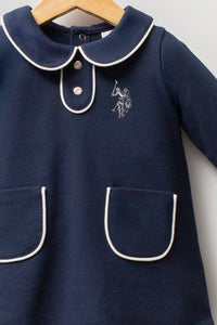 ROBE BEBE NAVY-BLUE