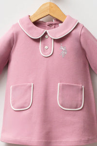 ROBE BEBE PINK-POUDRE