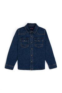 CHEMISE GARCON EN JEAN BLUE-MOYEN