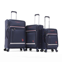 Ensemble valise USPA tissu NAVY BLUE