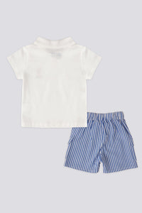 ENSEMBLE BEBE 02 PIECES WHITE