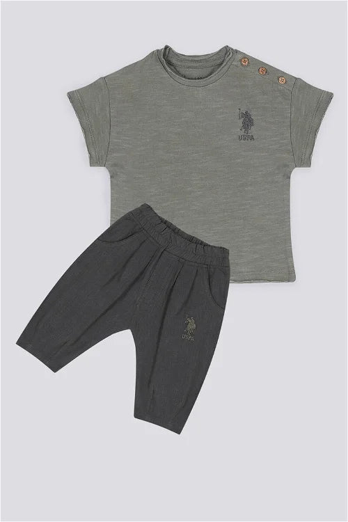 Ensemble kaki pour bébé-USB1169-V1