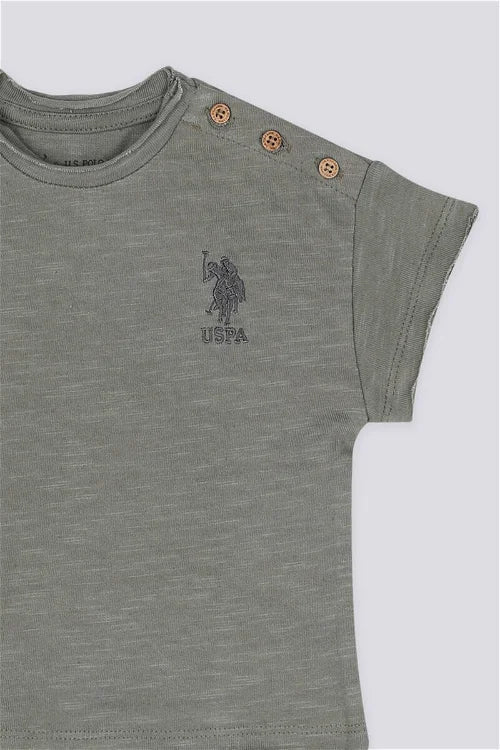 Ensemble kaki pour bébé-USB1169-V1