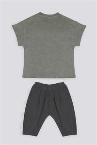 Ensemble kaki pour bébé-USB1169-V1