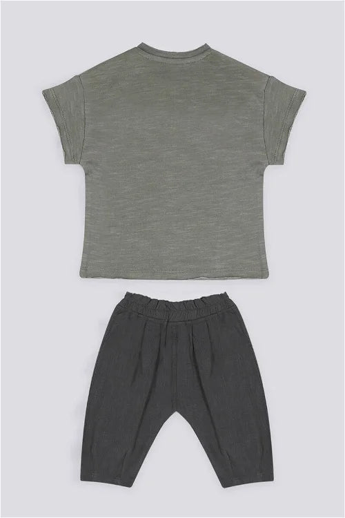 Ensemble kaki pour bébé-USB1169-V1