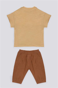 ENSEMBLE BEBE 02 PIECES BROWN