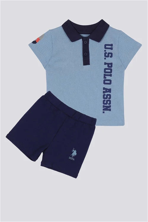 ENSEMBLE BEBE 02 PIECE BLUE