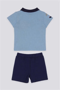 ENSEMBLE BEBE 02 PIECE BLUE