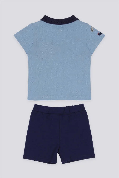 ENSEMBLE BEBE 02 PIECE BLUE