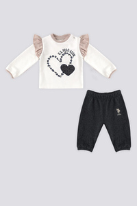 ENSEMBLE BEBE 02 PIECES CRÈME