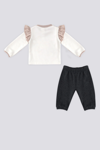 ENSEMBLE BEBE 02 PIECES CRÈME