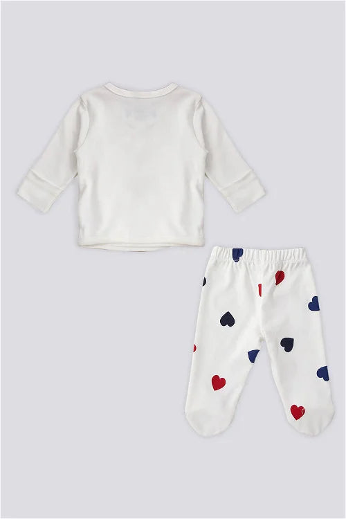 ENSEMBLE BEBE 05 PIECES ECRU