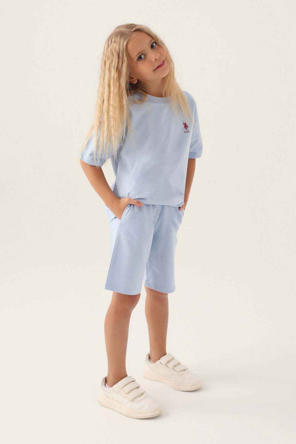 ENSEMBLE FILLE BLUE
