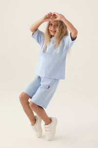 ENSEMBLE FILLE BLUE