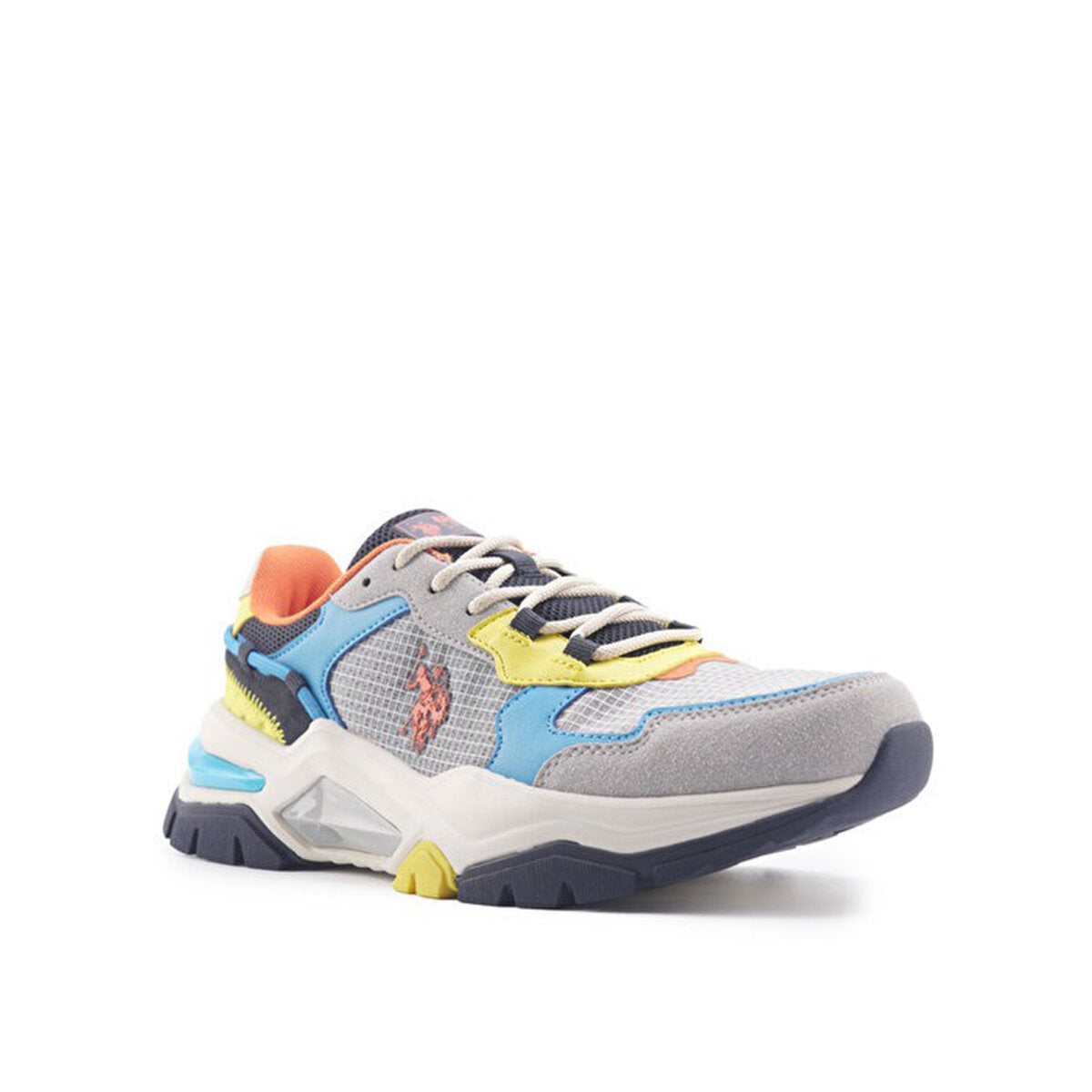 BASKET HOMME VINCENT 4FX GREY-MAVI-SARI