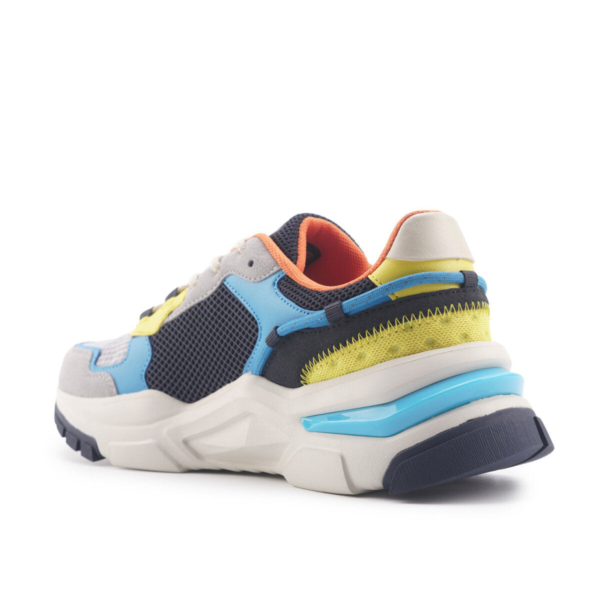 BASKET HOMME VINCENT 4FX GREY-MAVI-SARI