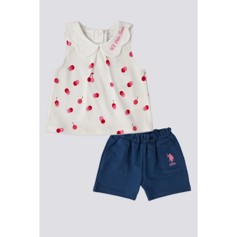 ENSEMBLE FILLE 02 PIECE WHITE