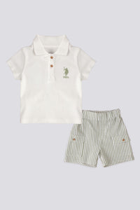 ENSEMBLE BEBE 02 PIECES WHITE