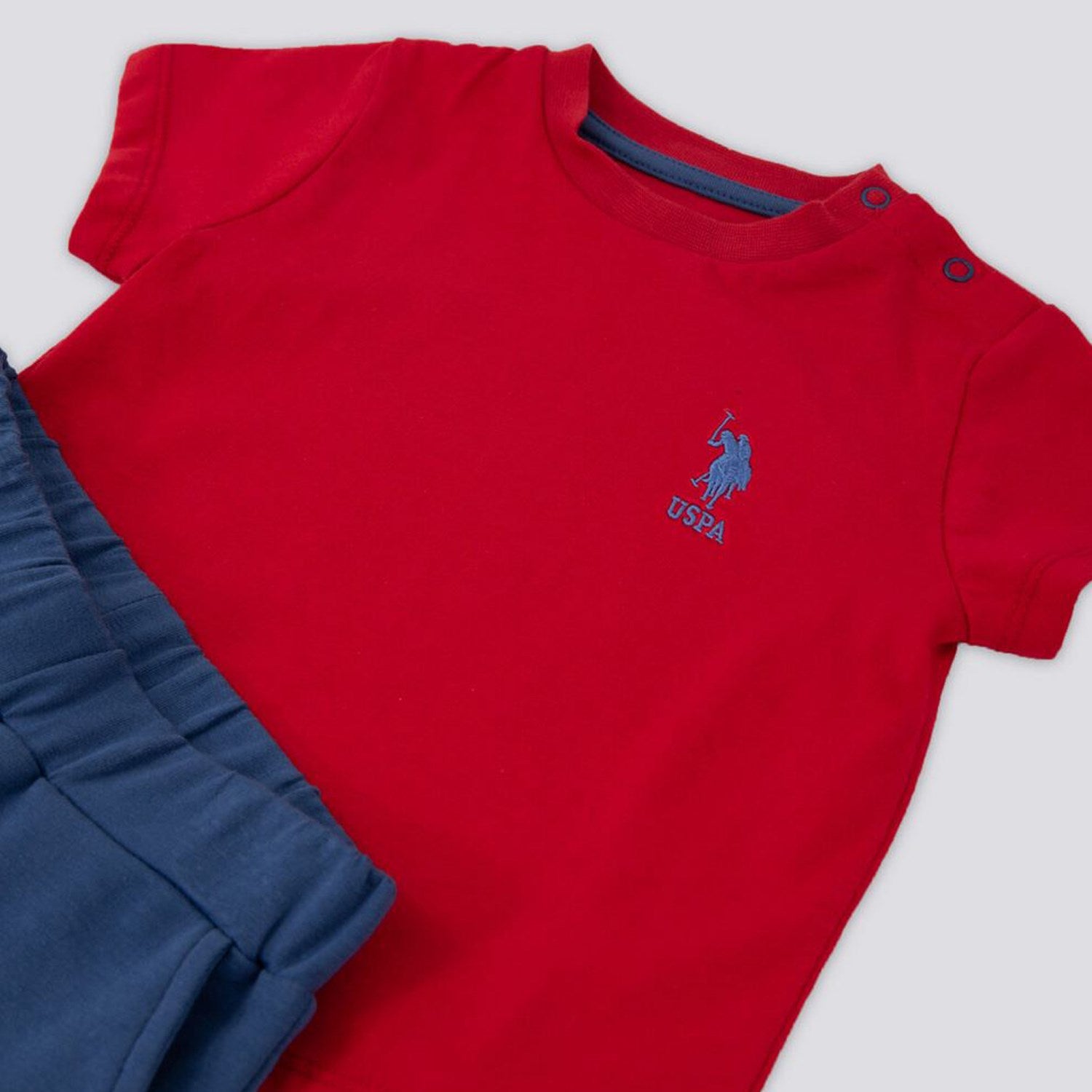 ENSEMBLE BEBE 02 PIECES RED-BLUE
