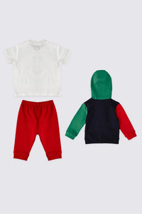 ENSEMBLE BEBE 03 PIECES RED