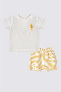 ENSEMBLE FILLE 02 PIECE WHITE